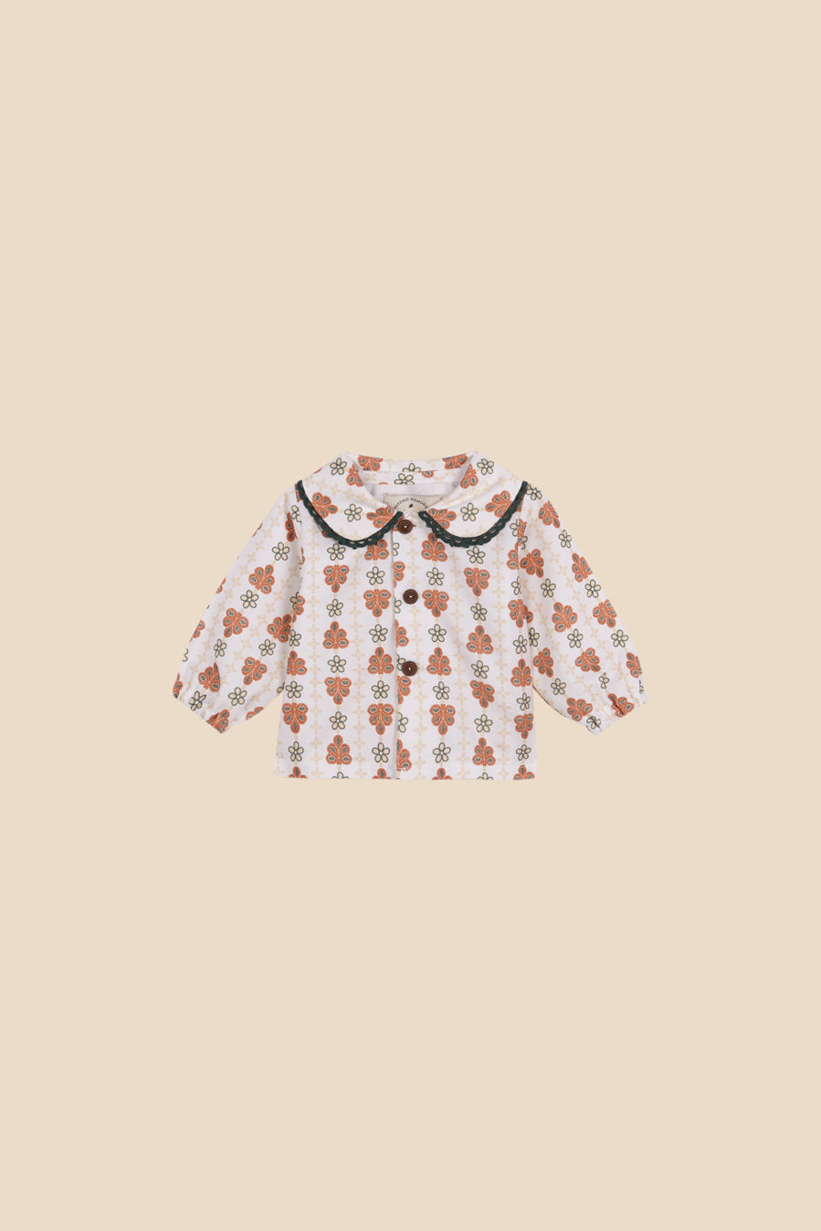 Camisa Idalina cuello Peter Pan recién nacido