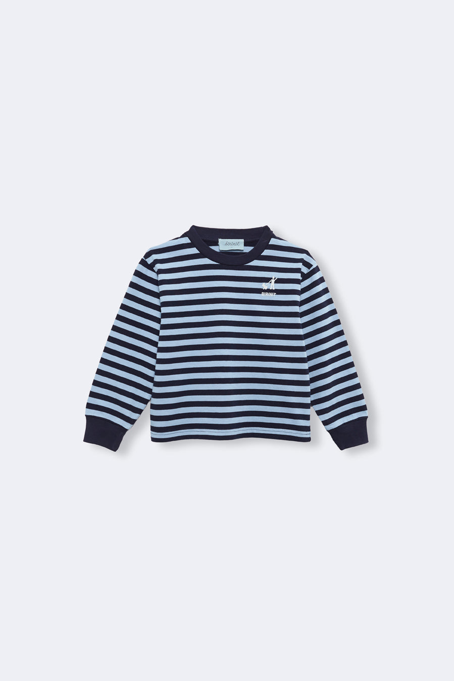 Camiseta rayas bordados bebé