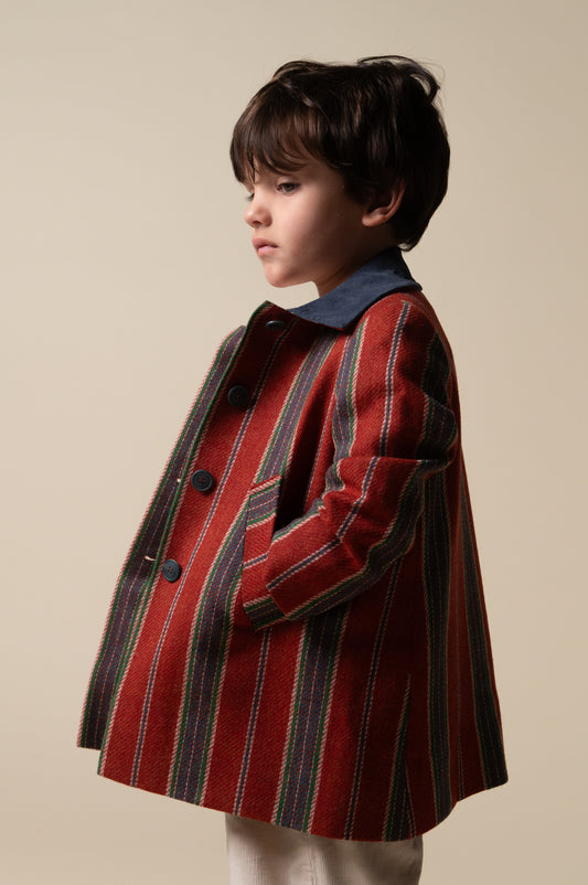 Rembrandt baby striped coat
