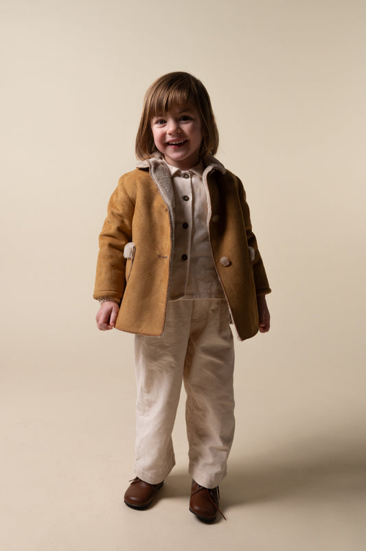 Van Gogh lapels beige coat baby
