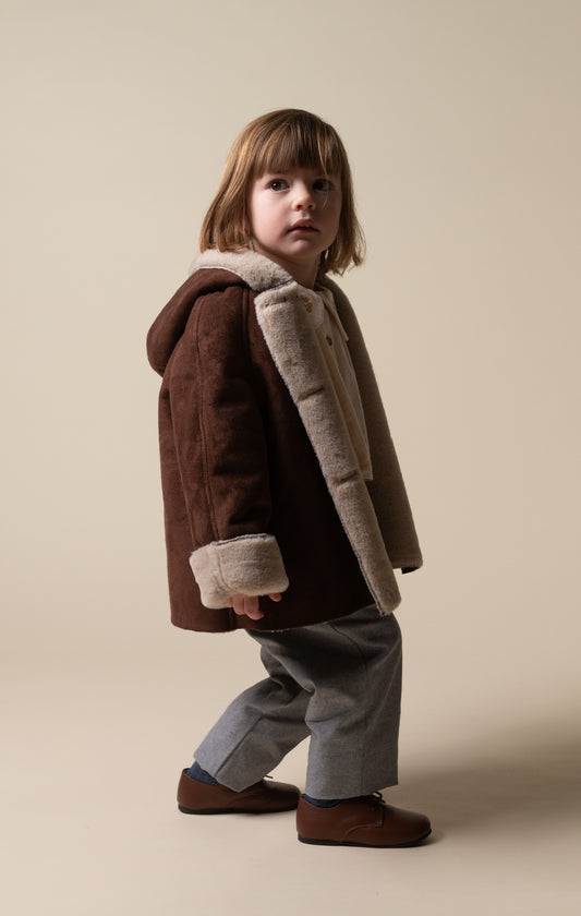 Van Gogh brown coat baby