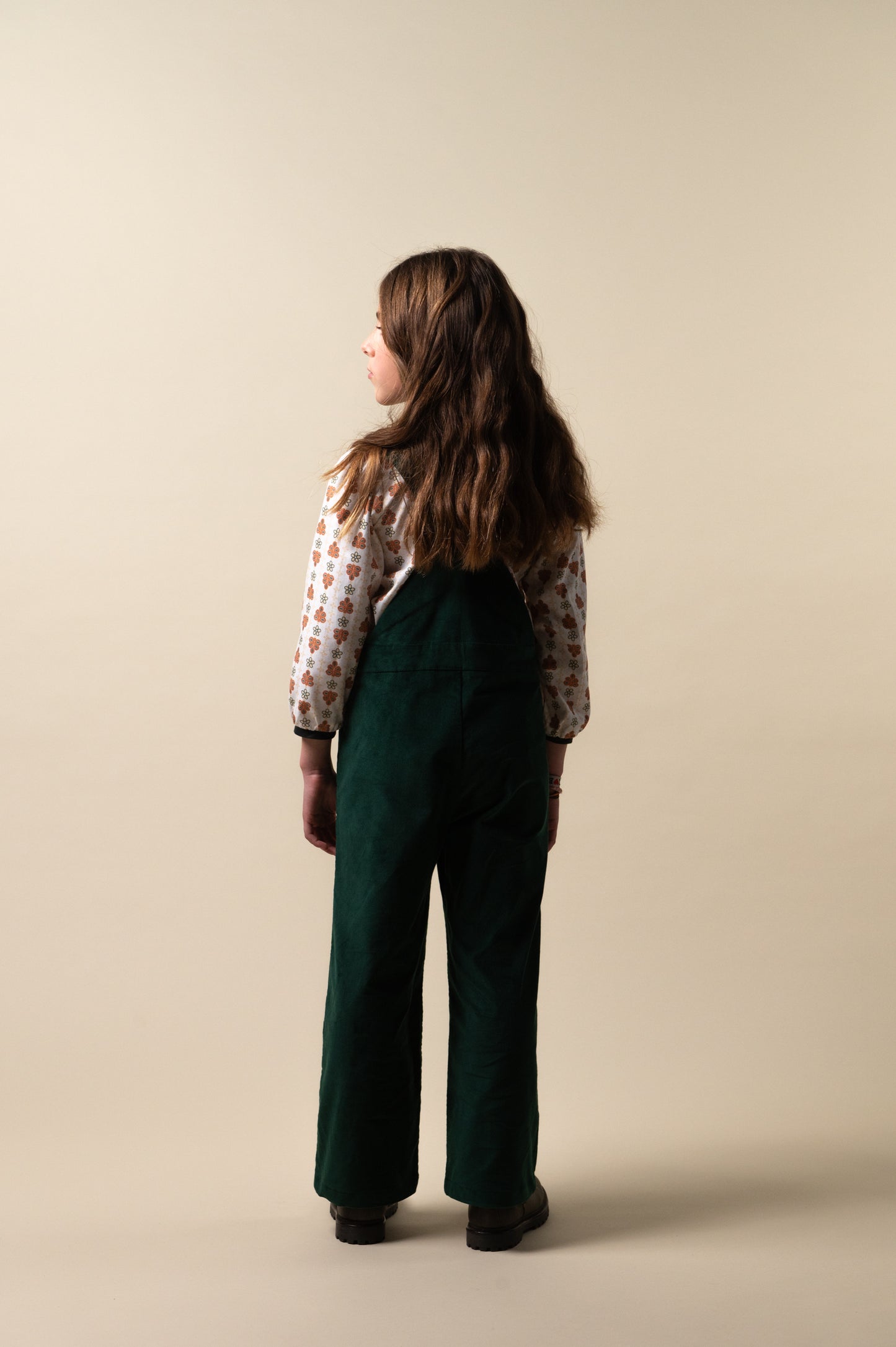Peto bordado velvet Verde
