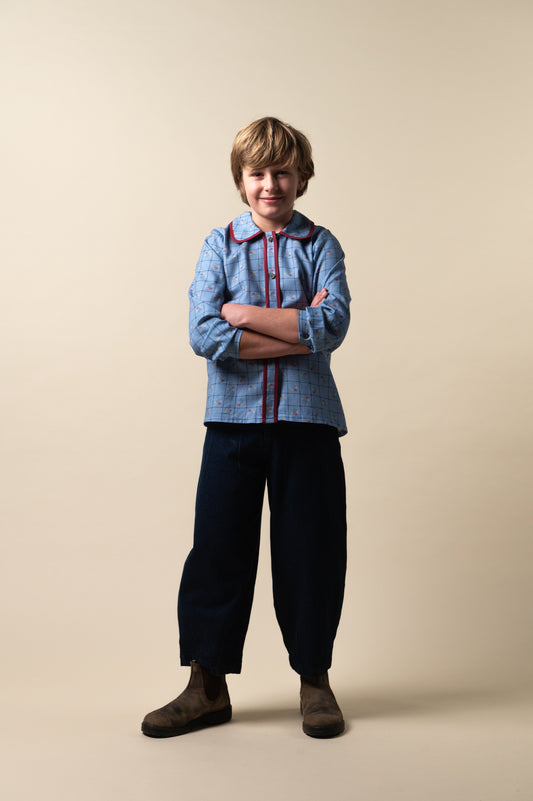 Catherina pipping shirt boy