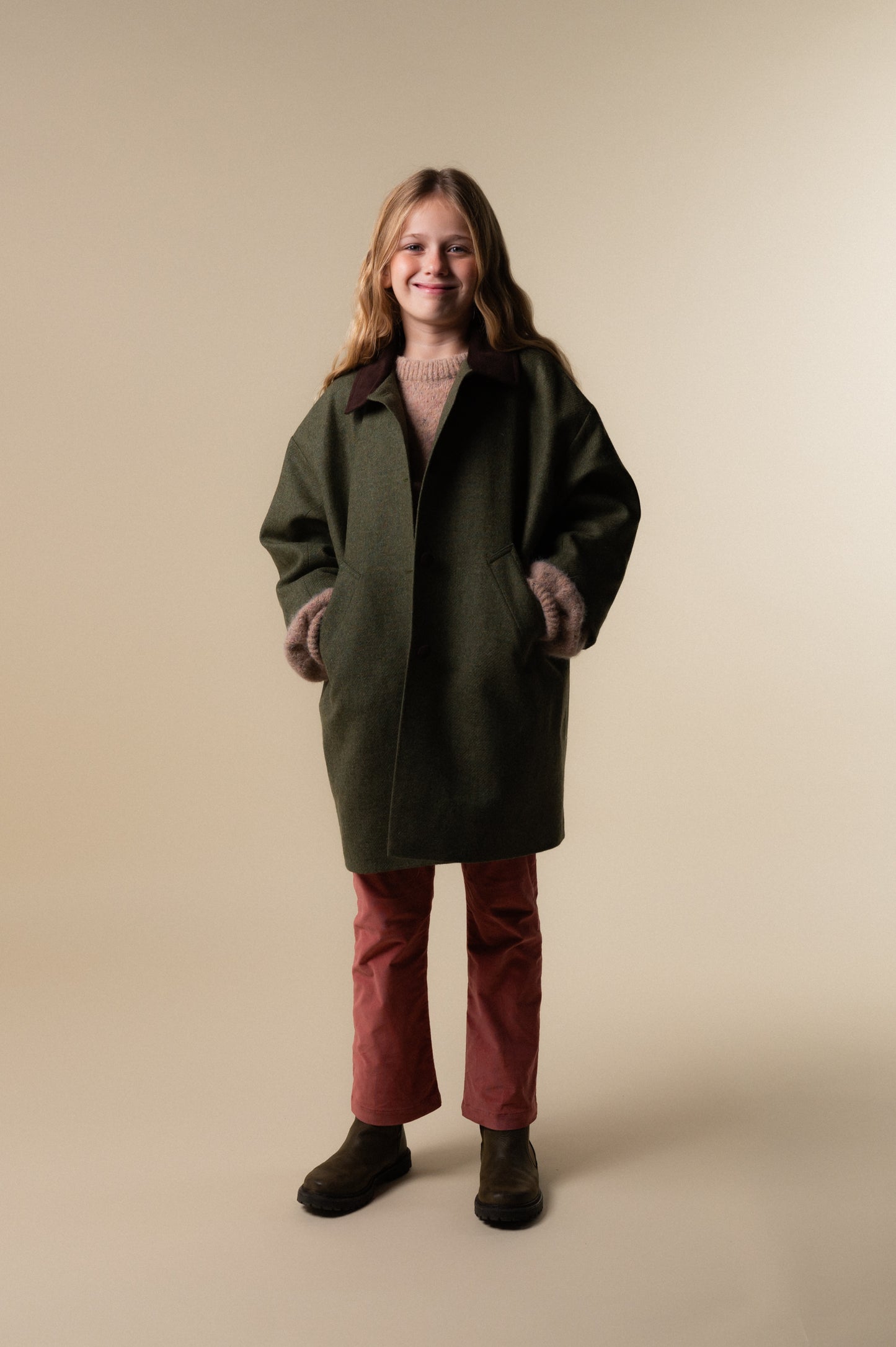 Miró oversize coat girl