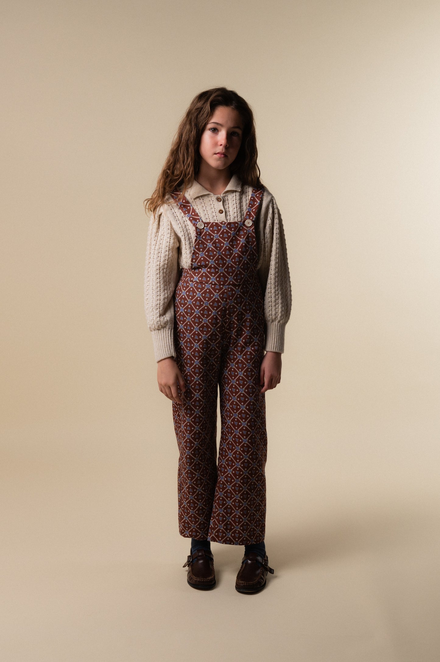 Ivory Biri knit sweater girl