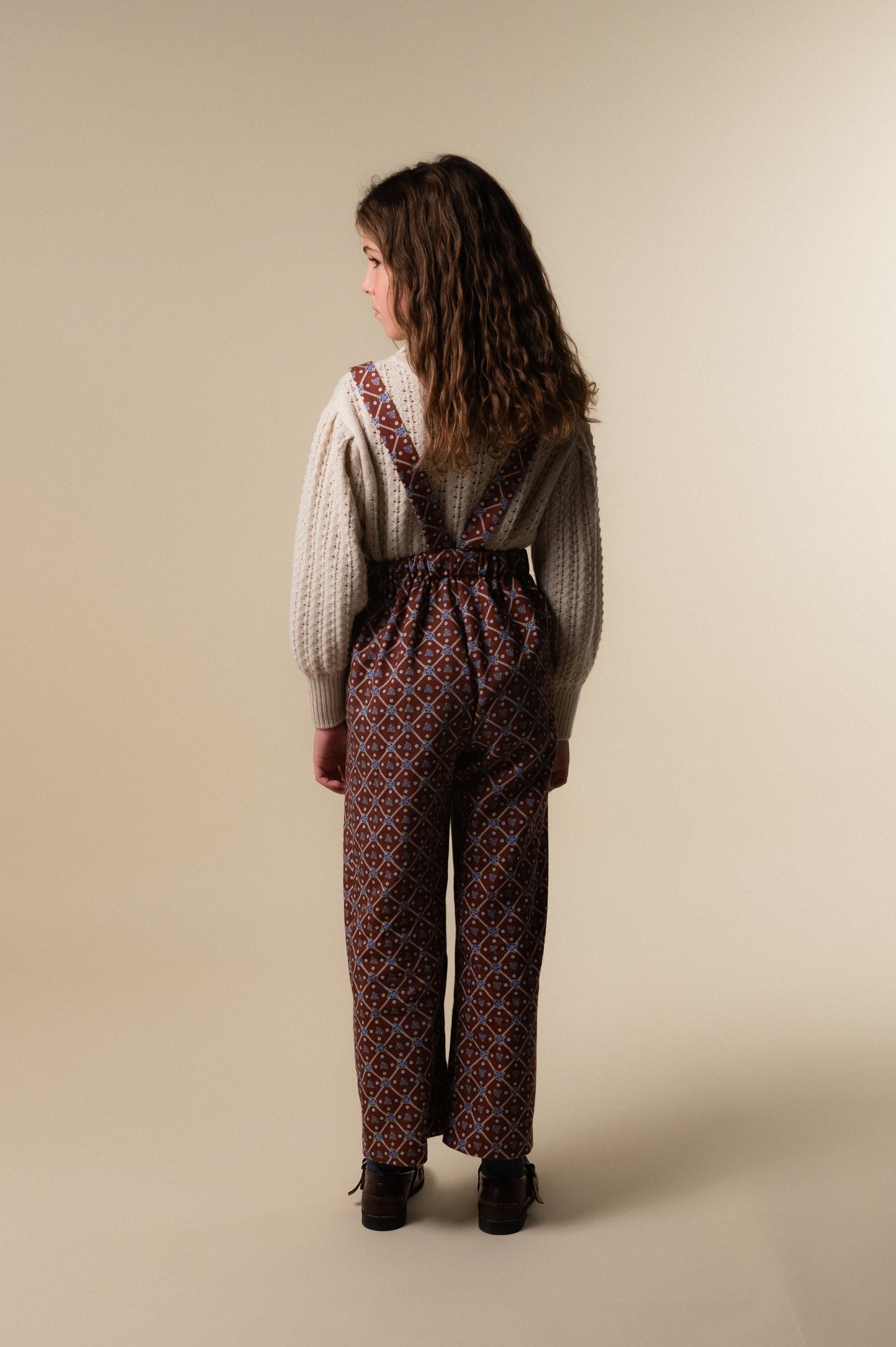 Ivory Biri knit sweater girl
