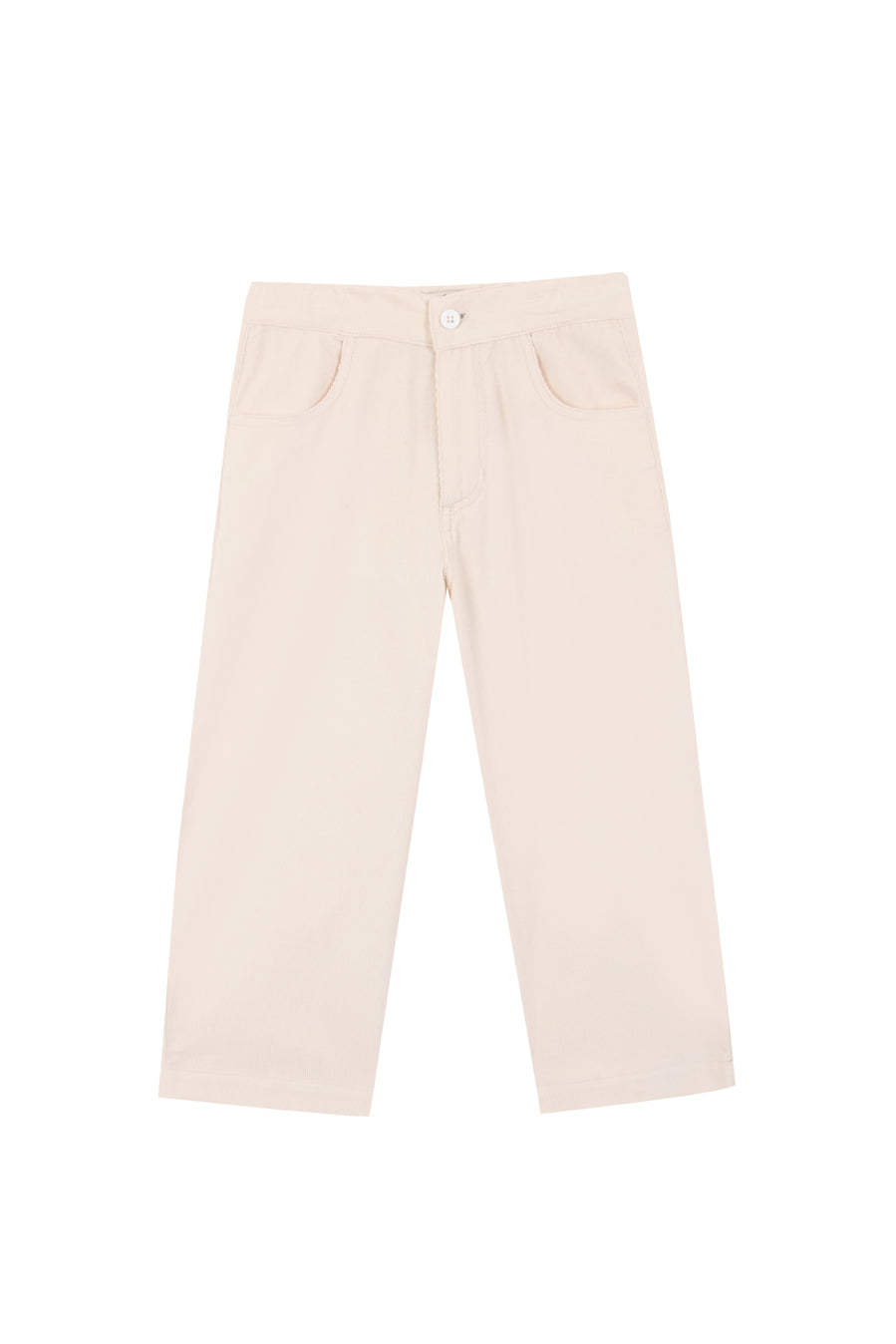 Pantalón pana cruda niña