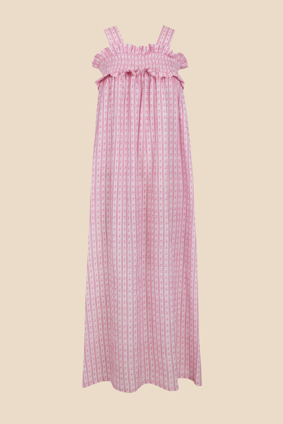 Woman Bares crossed dress
