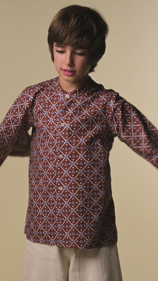 Camisa mao Juliana niño