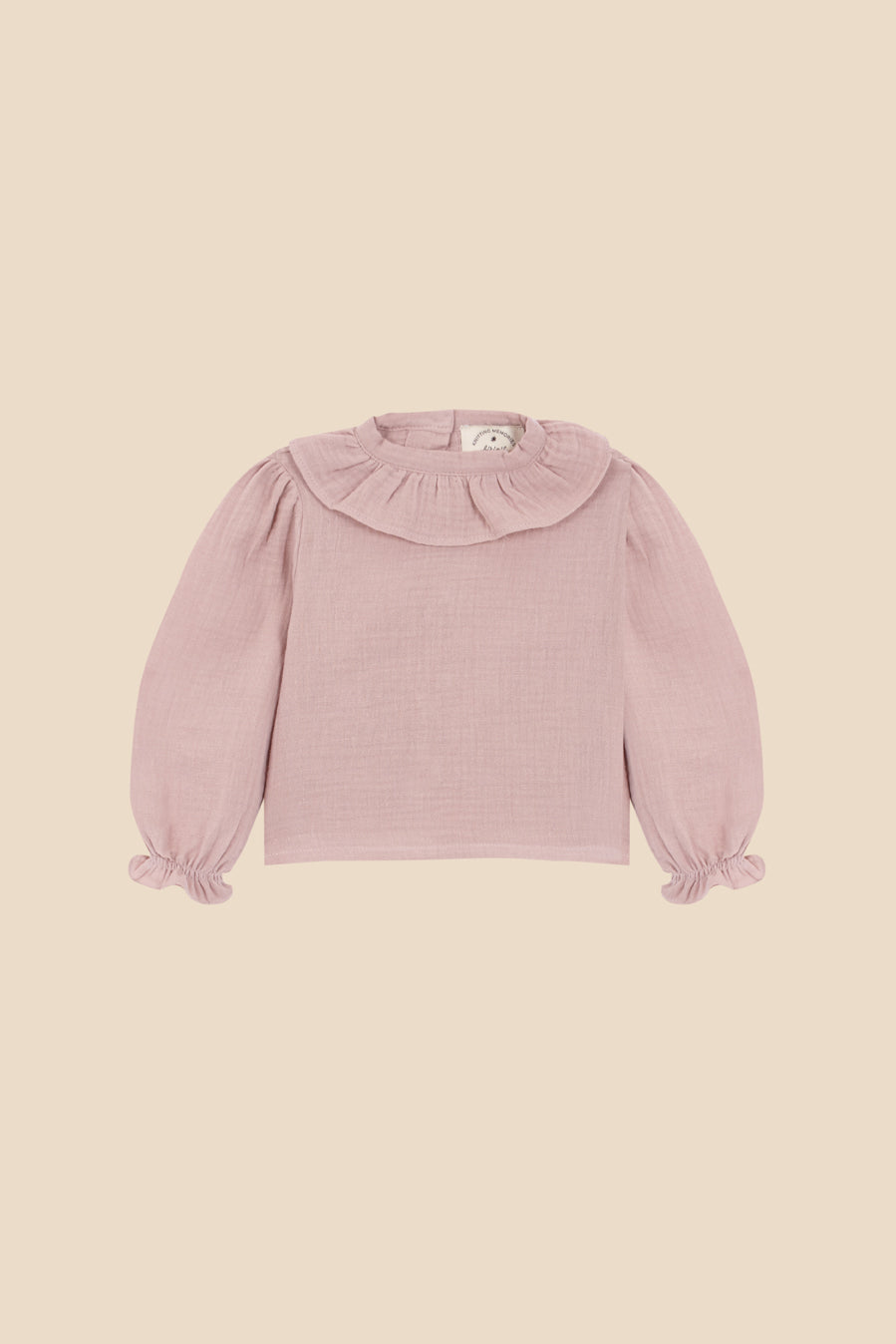 Camisa bambula Pink sand bebé