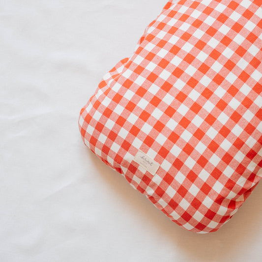 Big red Gingham fitted sheet