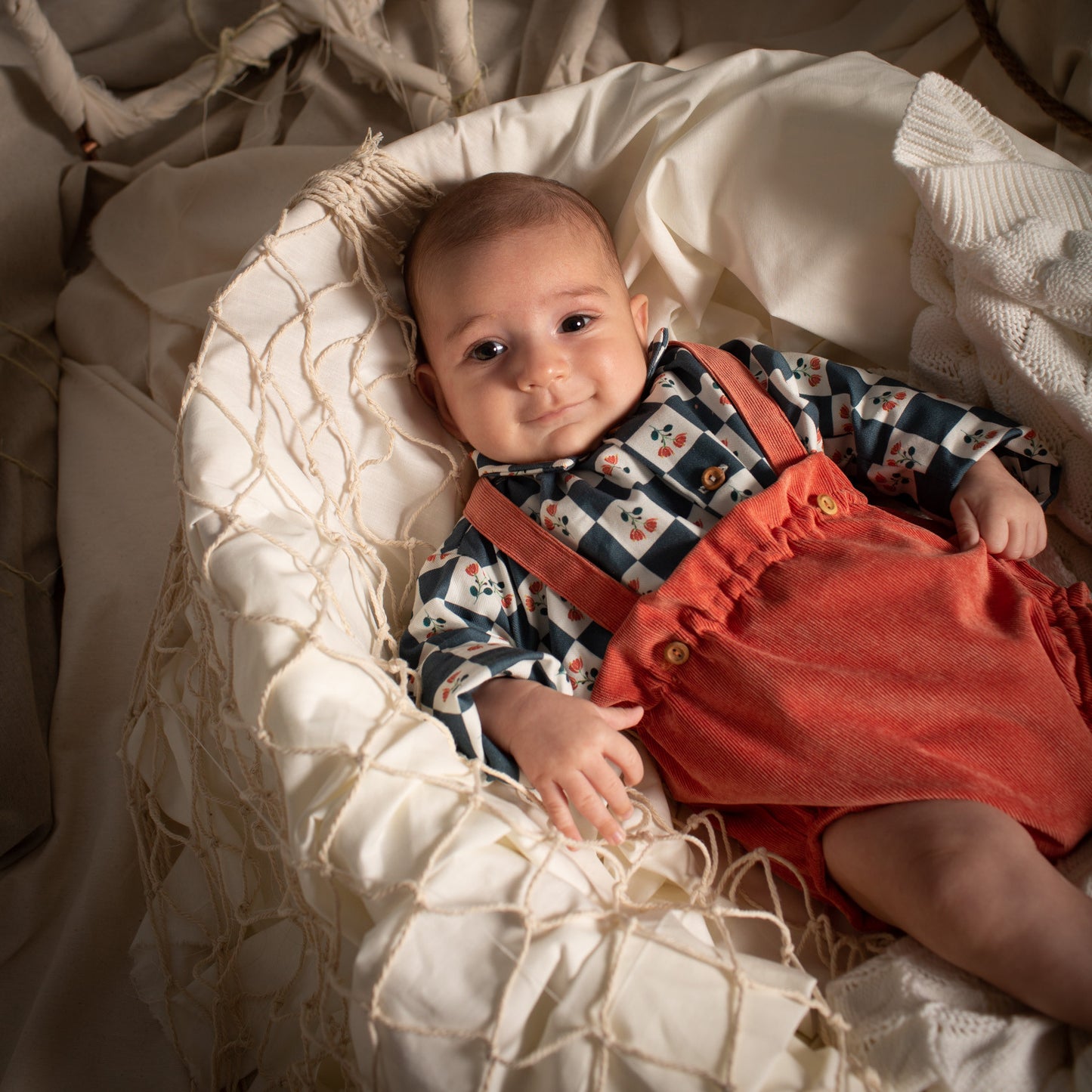 Marsala corduroy straps bloomer