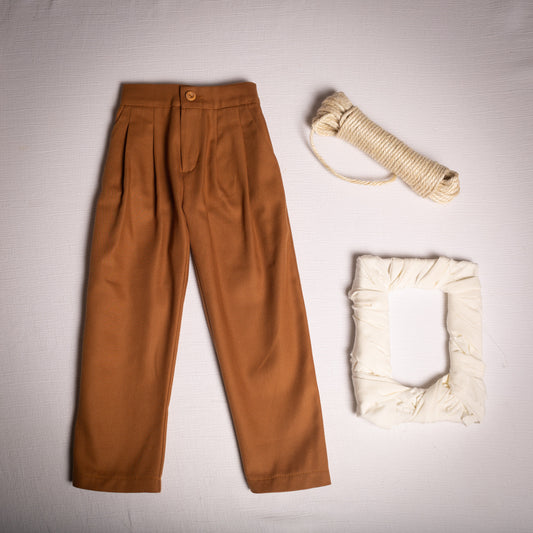 Toffee corduroy twill pants