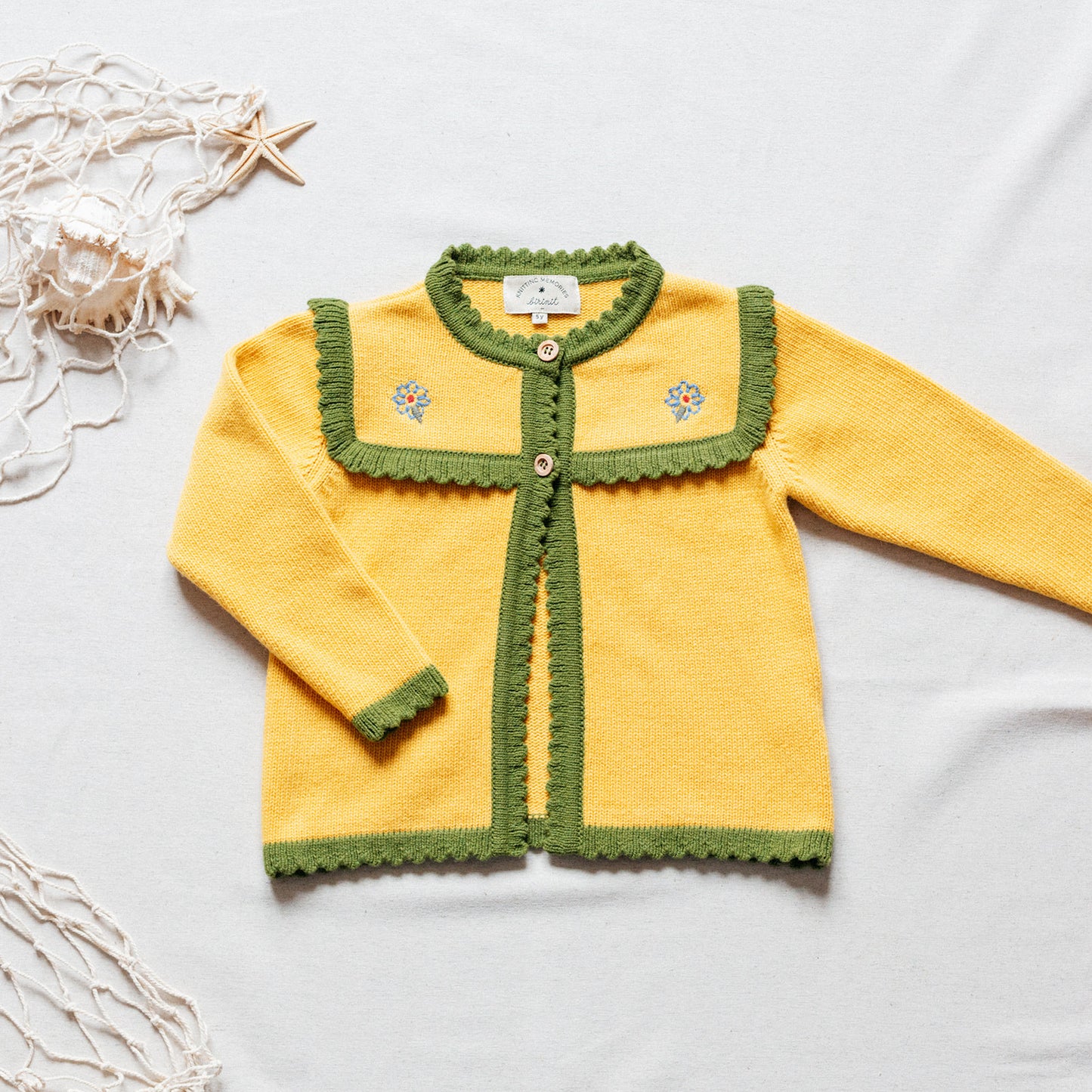 Mustard embroidered jacket