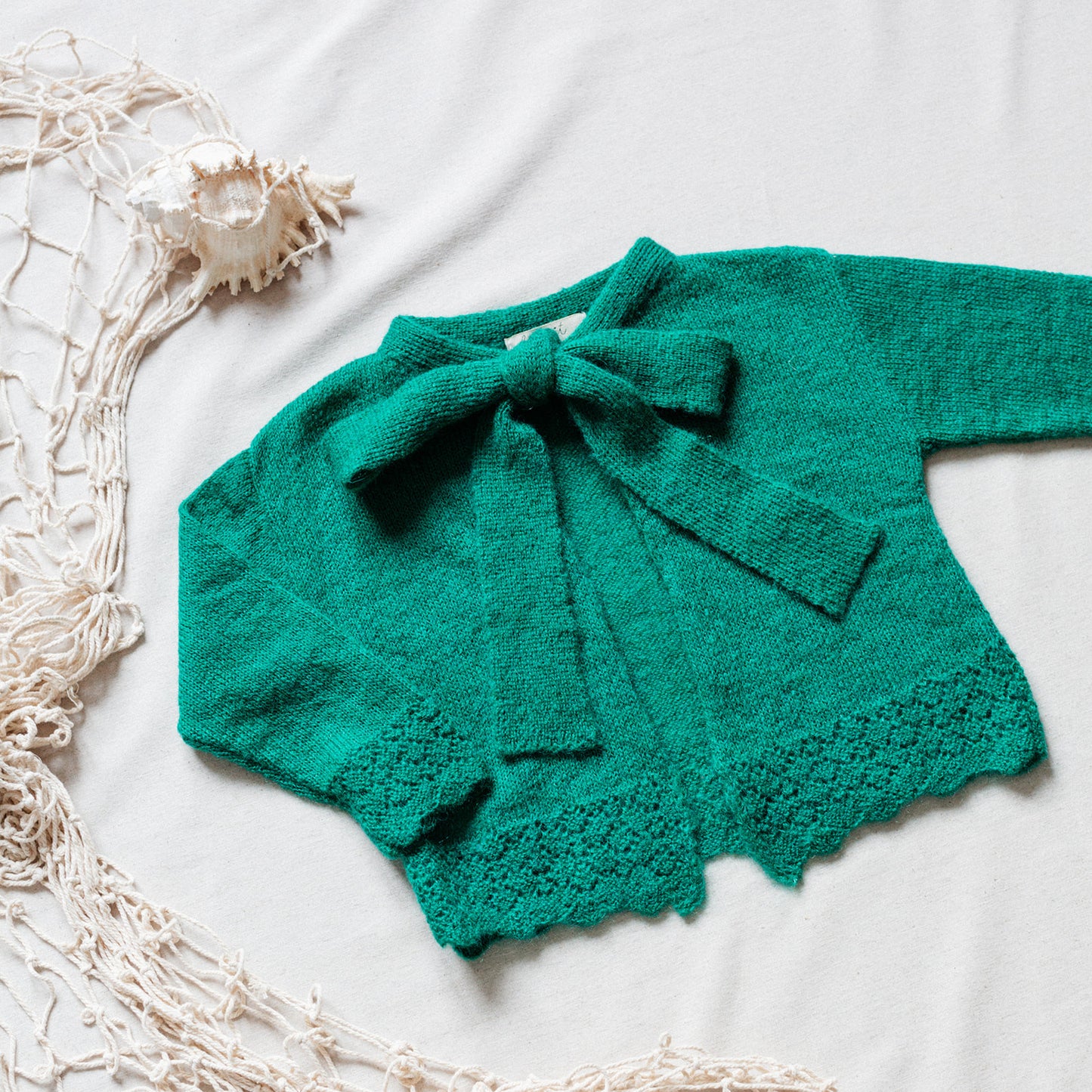 Green bow jacket