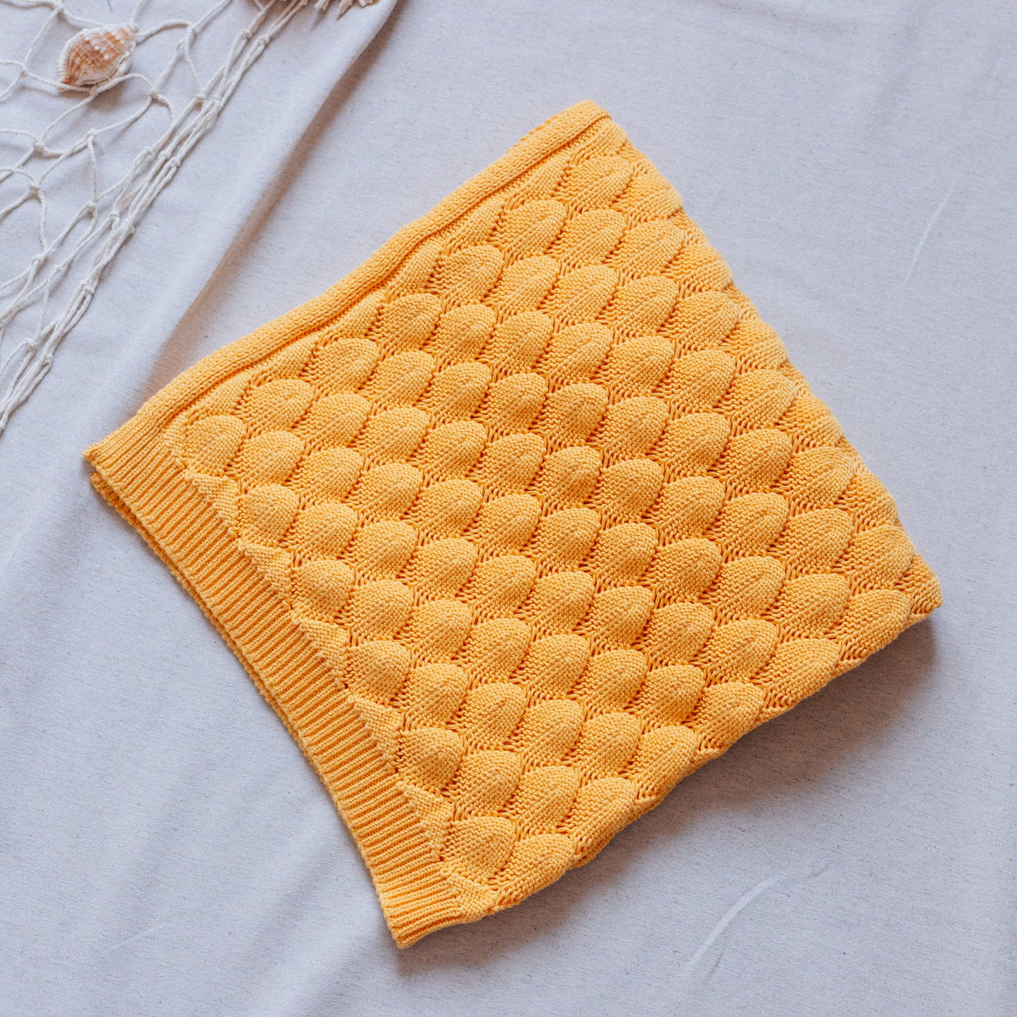 Mustard Wave blanket