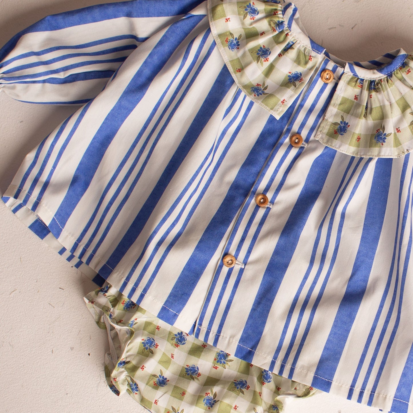 Pioneros blouse and bloomer set