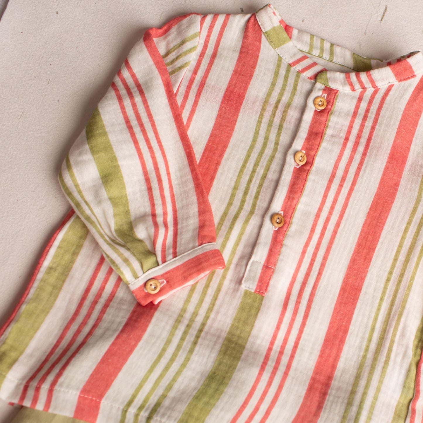 Triple stripe polo shirt