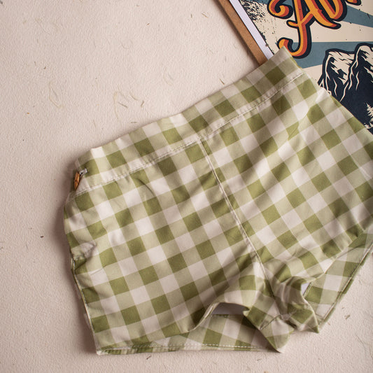 Pistachio gingham short