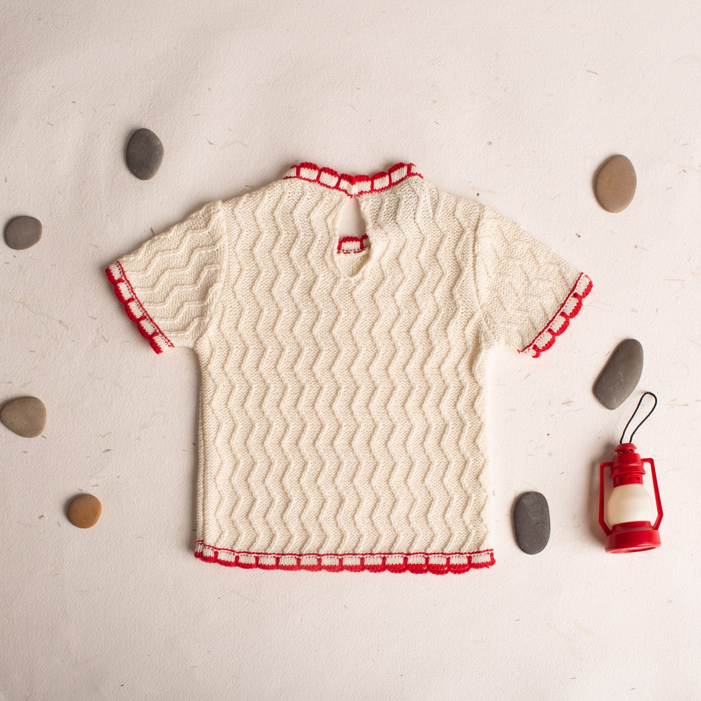 Chip short sleeve sweater