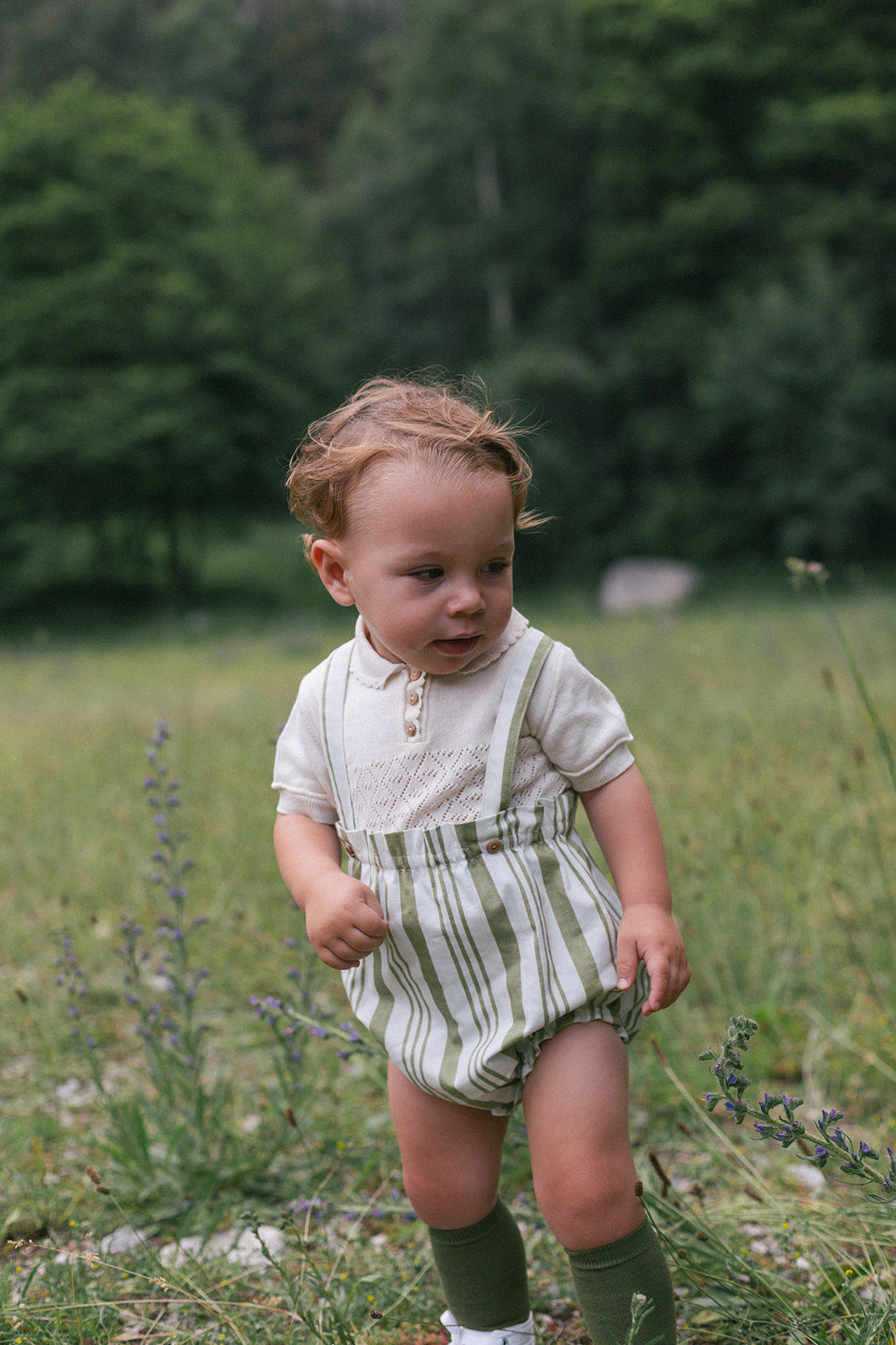 Ivory short sleeve Biri sweater