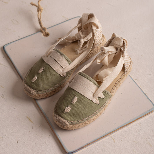 Espadrilles pistachio