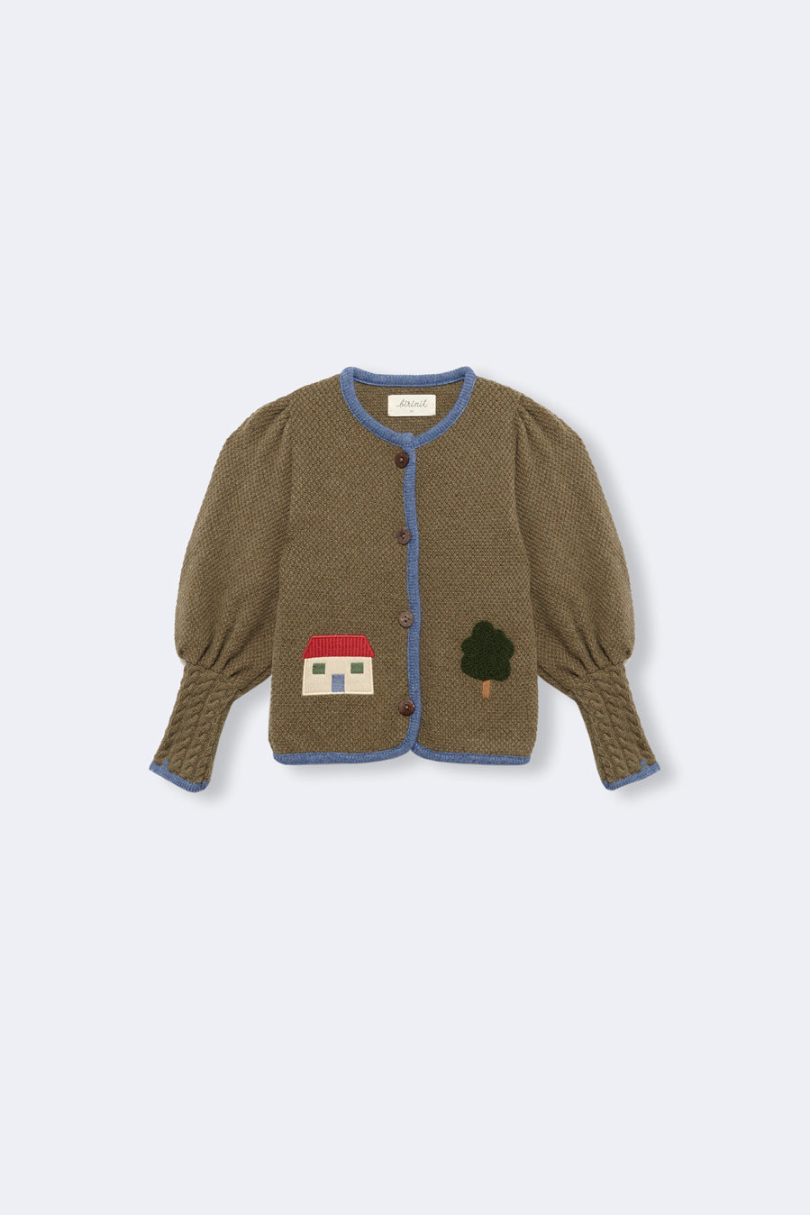 Cardigan autriaca punto bordada bebé
