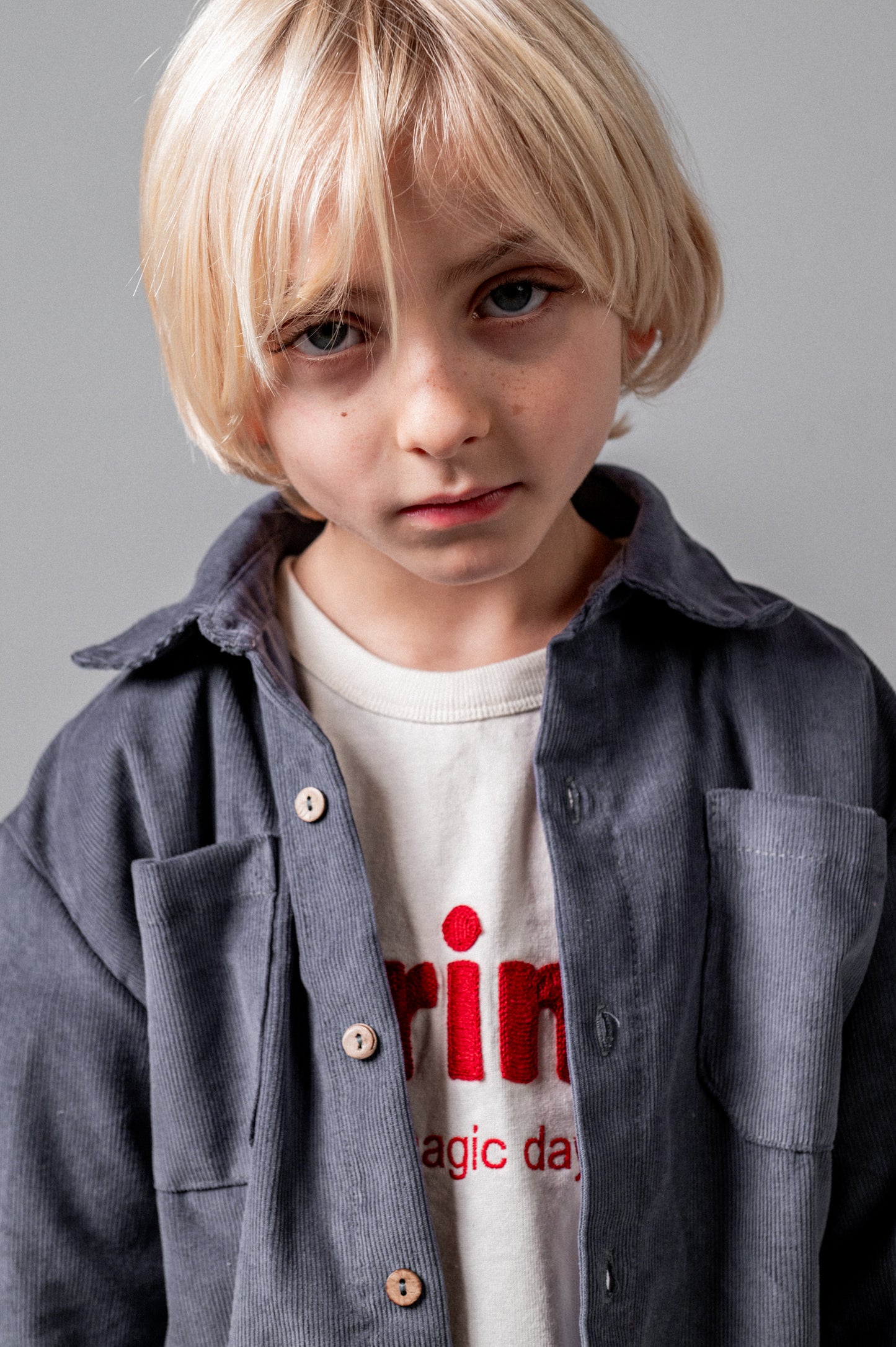 Camisa pana azul Storm niño