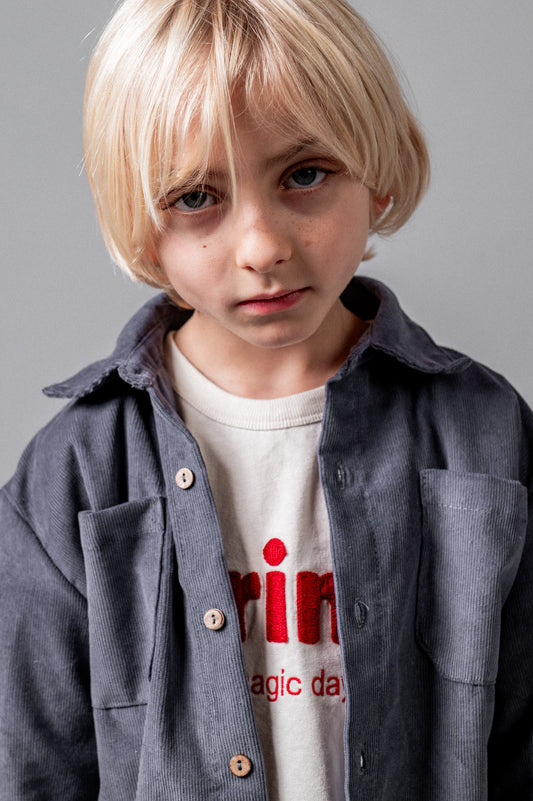 Camisa pana azul Storm niño