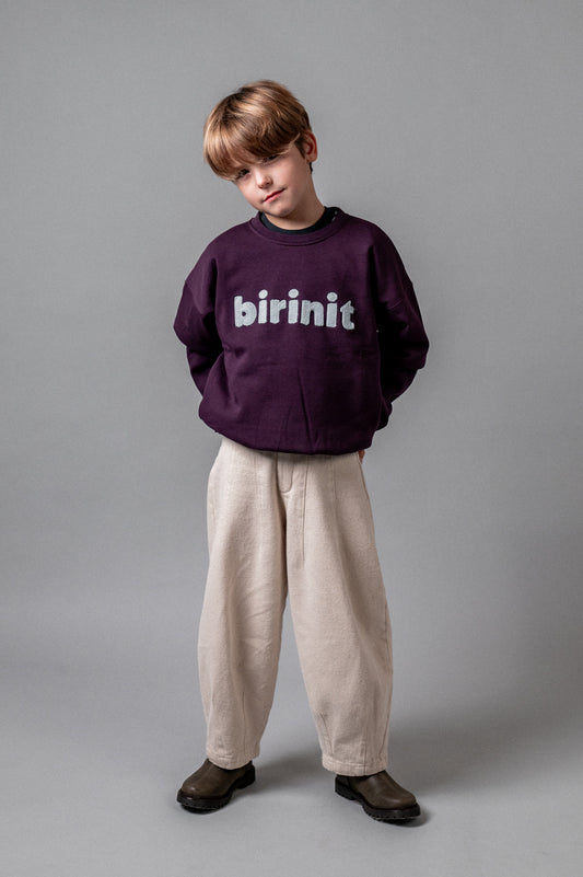 Sudadera Birinit violet niño