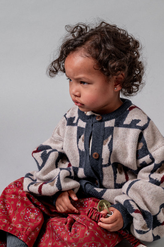 Cardigan punto Les Petits Jackies bebé