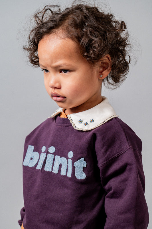 Sudadera Birinit violet bebé