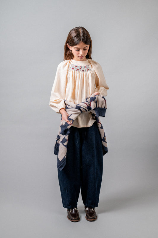 Pantalón largo denim niña