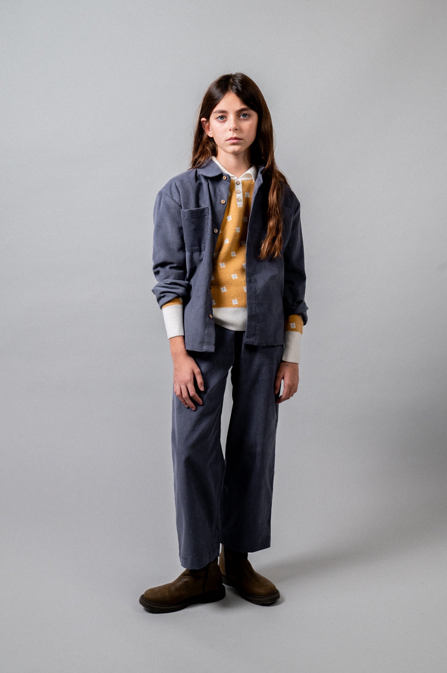 Pantalón largo pana azul Storm niña