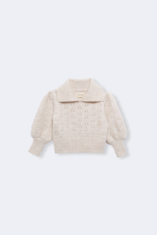 Jersey punto Biri ivory bebé
