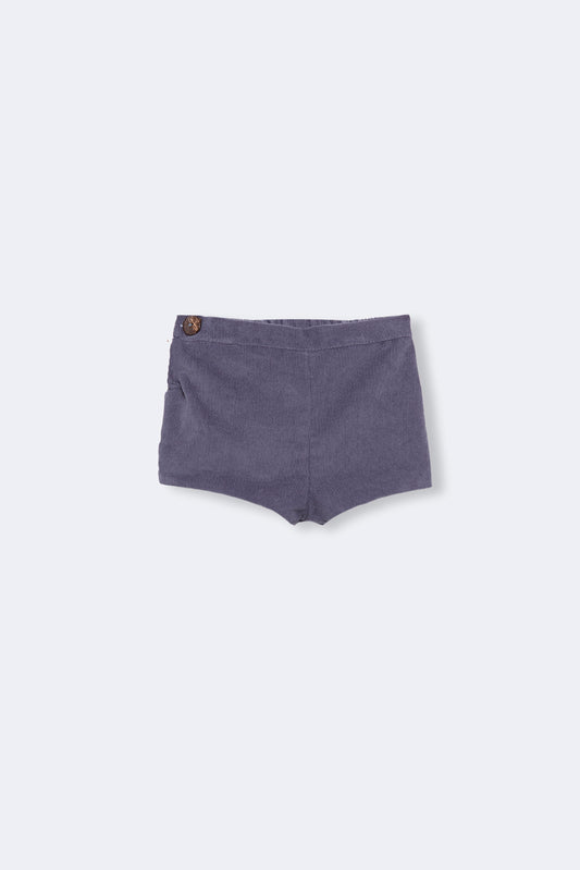 Pantalón corto pana azul Storm bebé