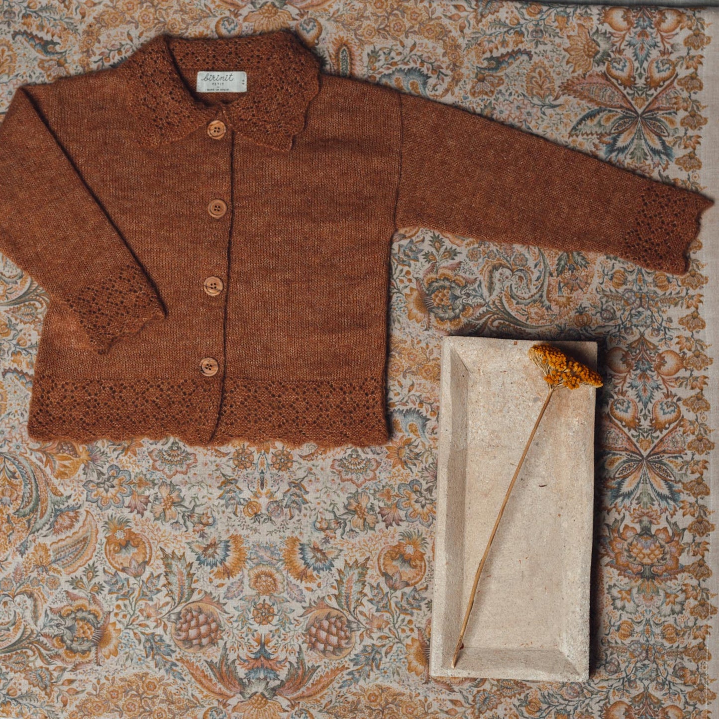 Tan mohair jacket