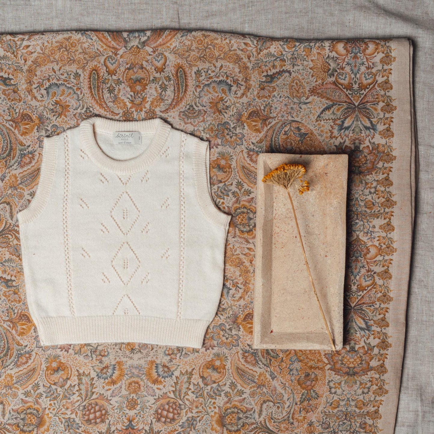 Ivory vest