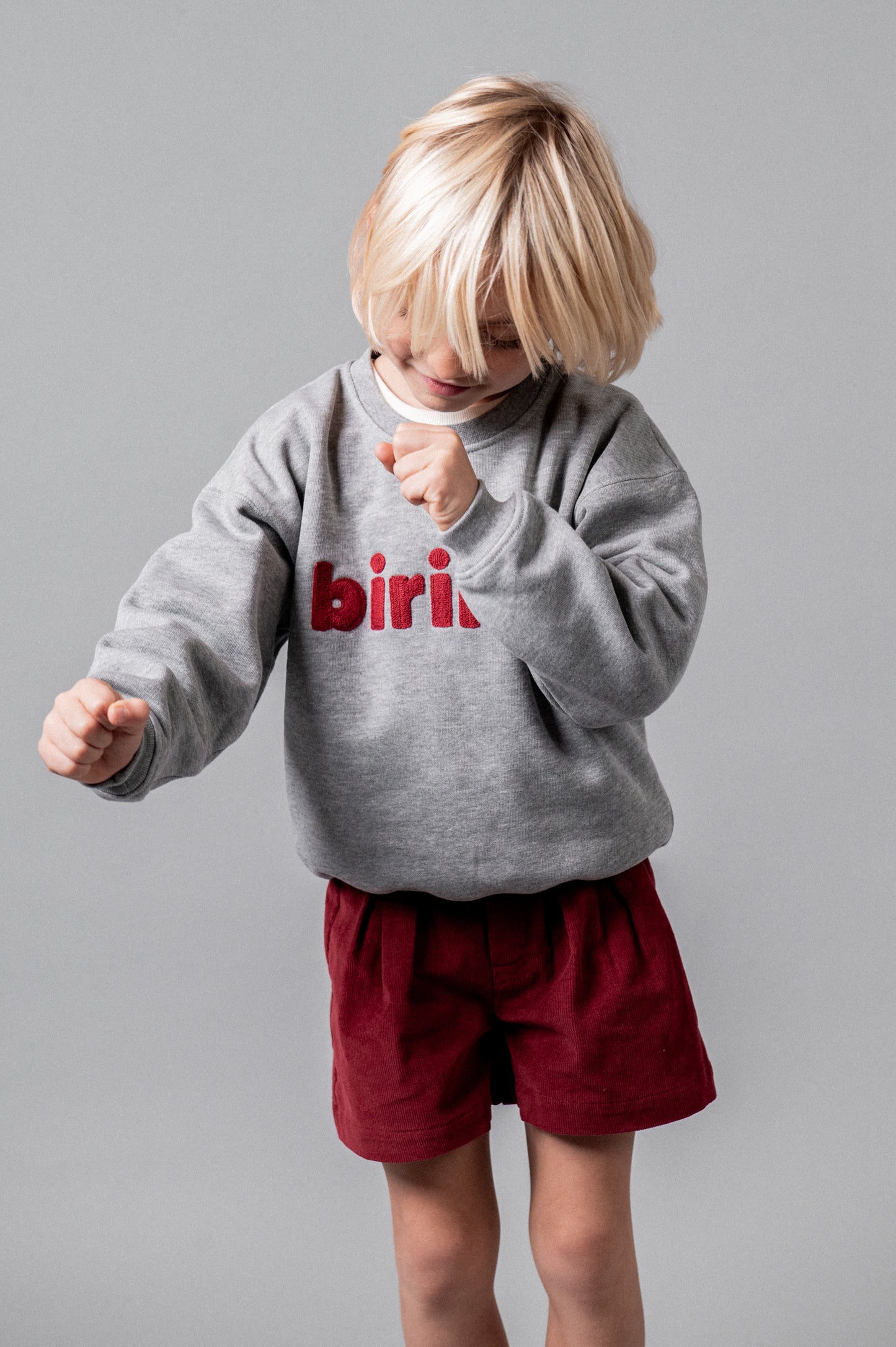 Sudadera Birinit grey niño