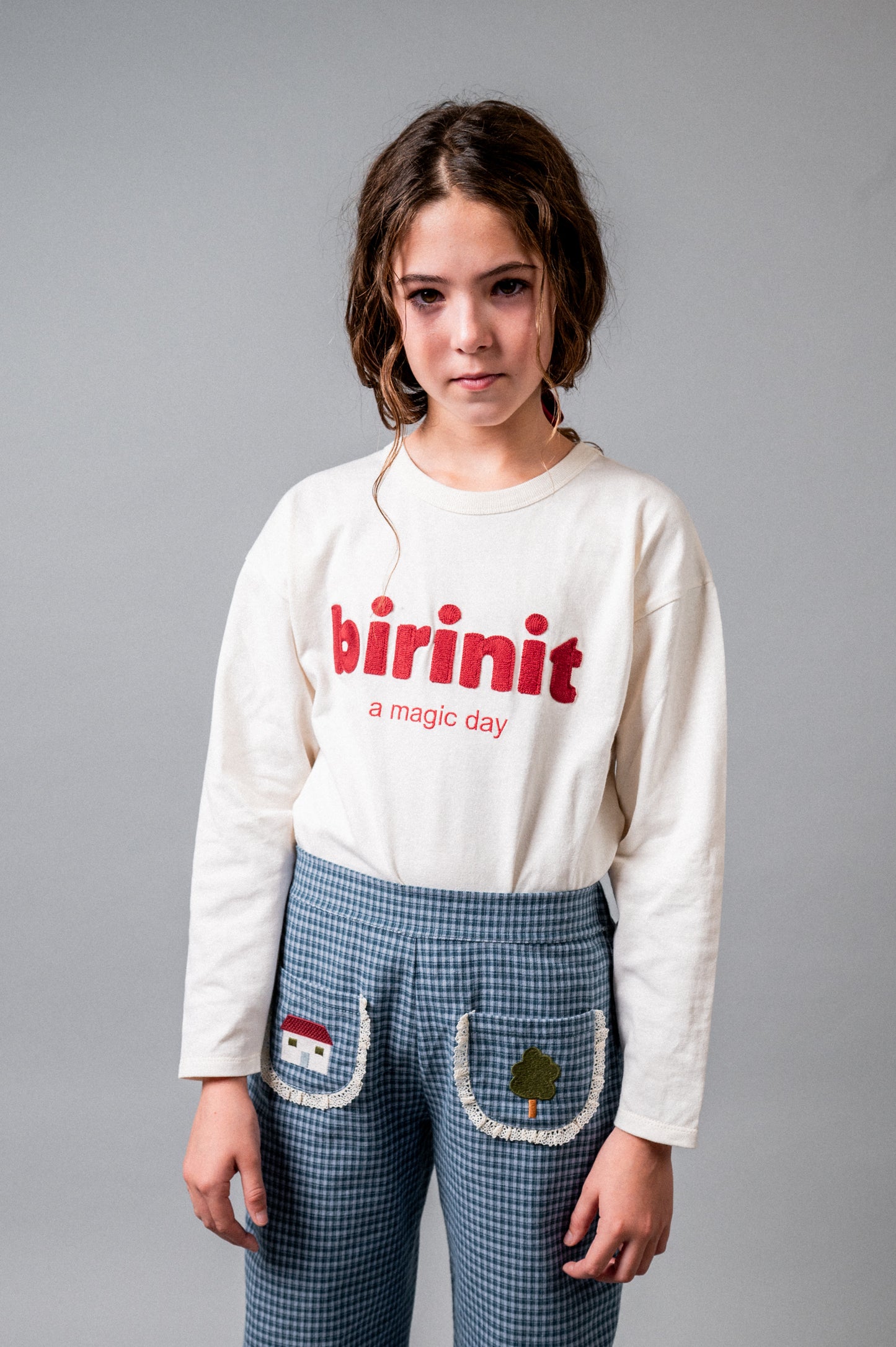 Camiseta ivory Birinit niña