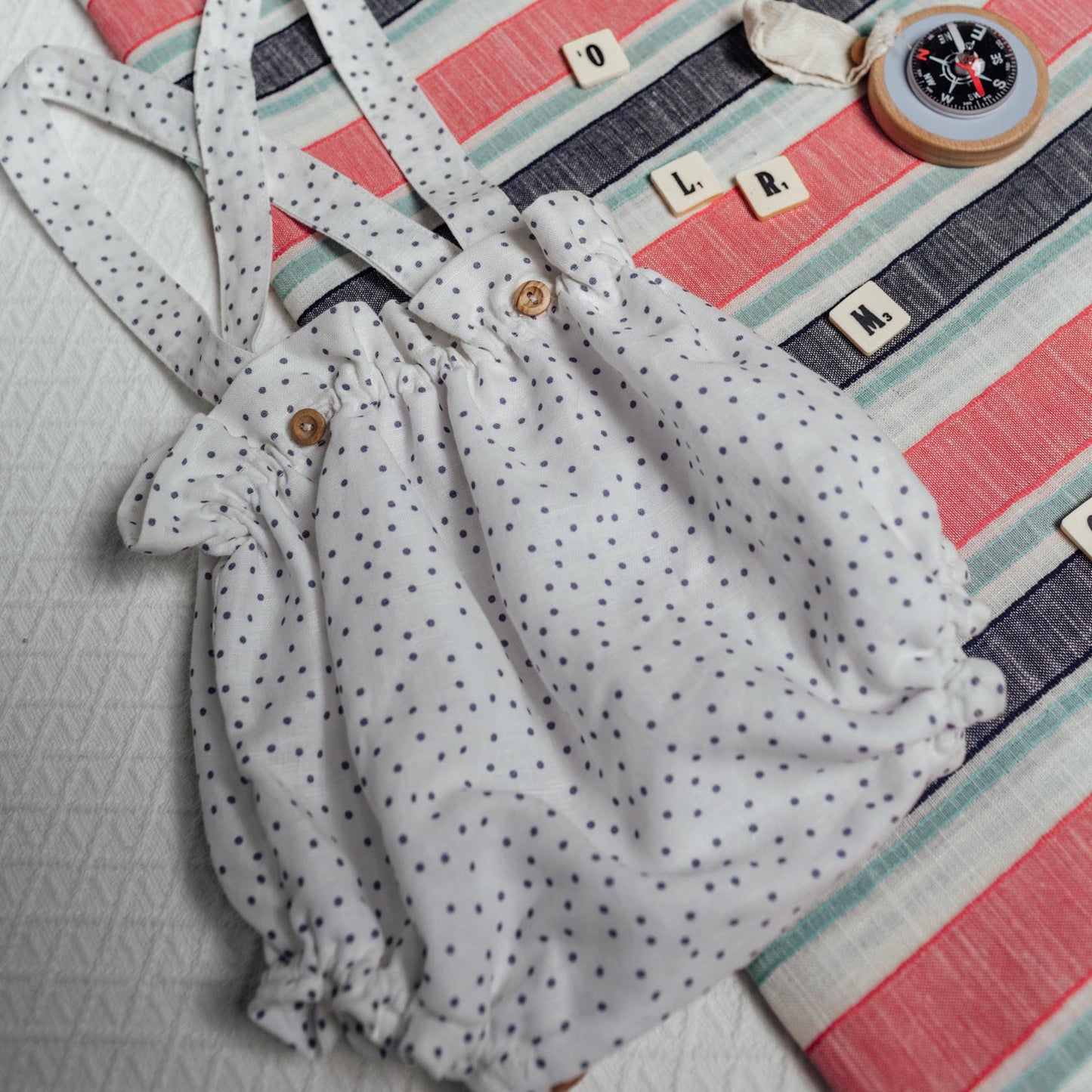 Polka dots straps bloomer