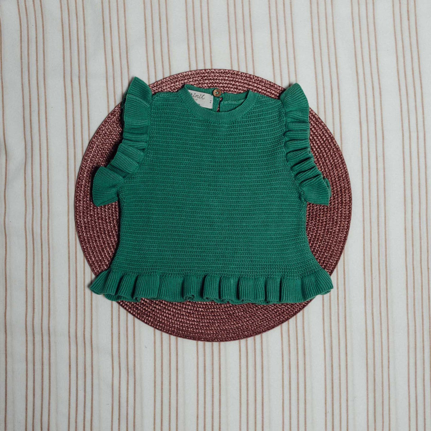 Green woman top