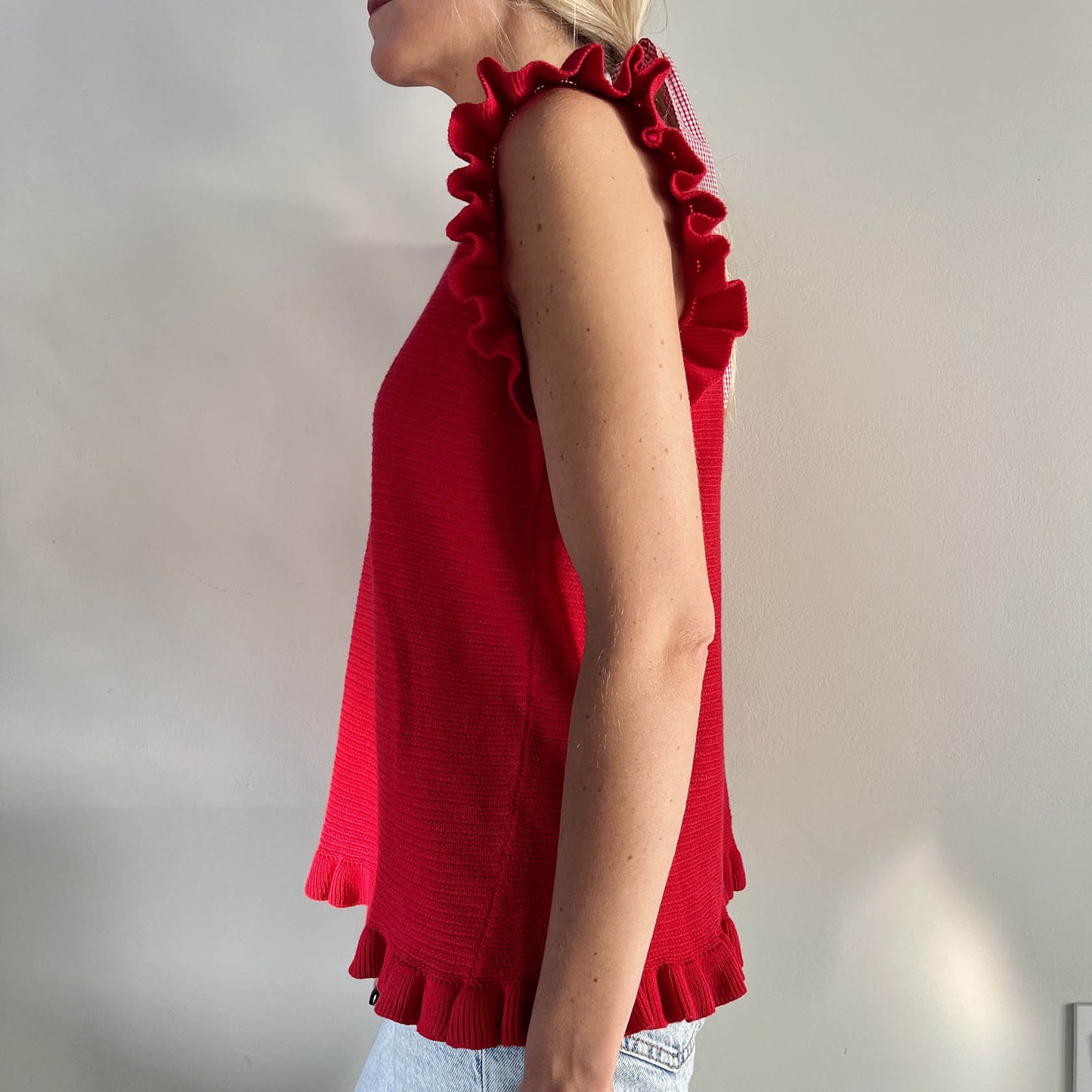 Red woman top