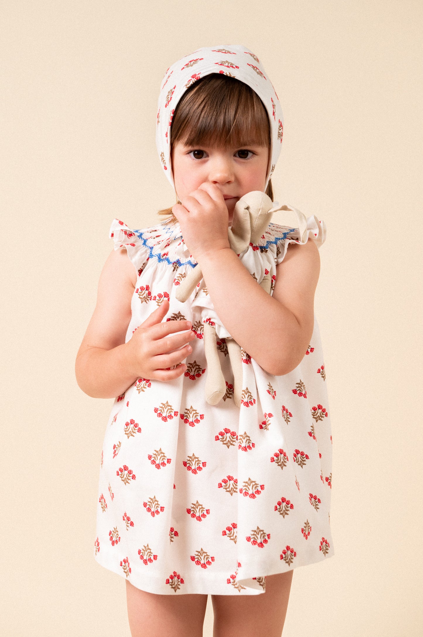 Monzón smocked blouse and bloomer set baby