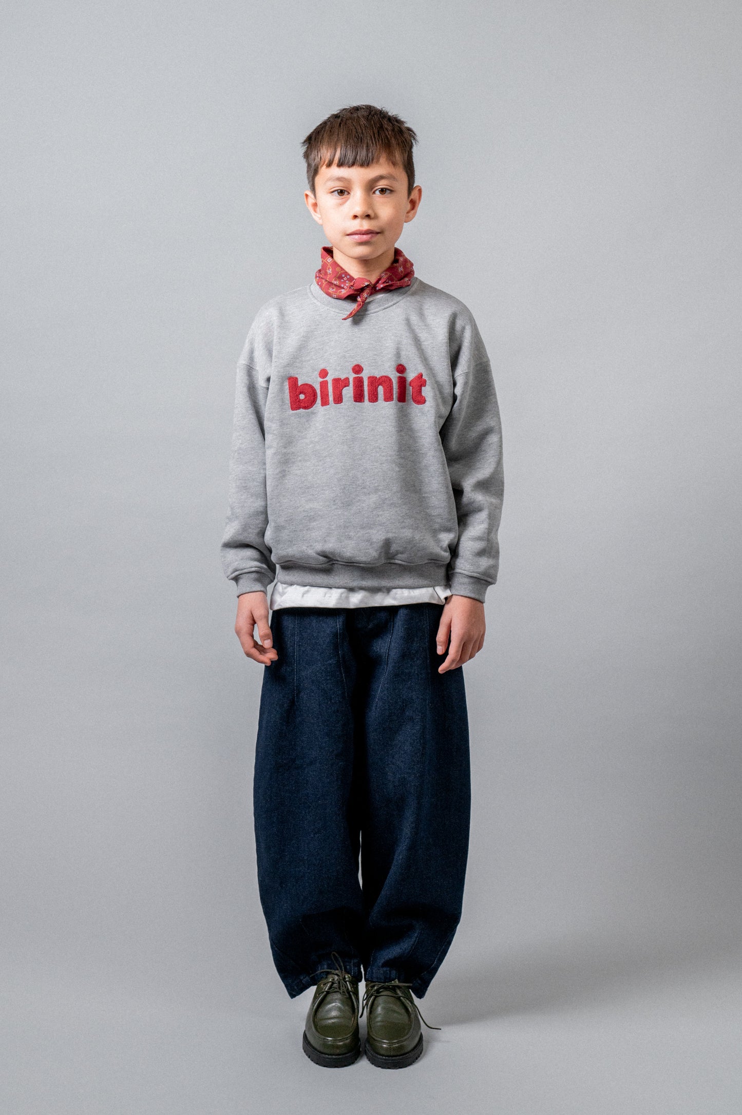 Sudadera Birinit grey niño