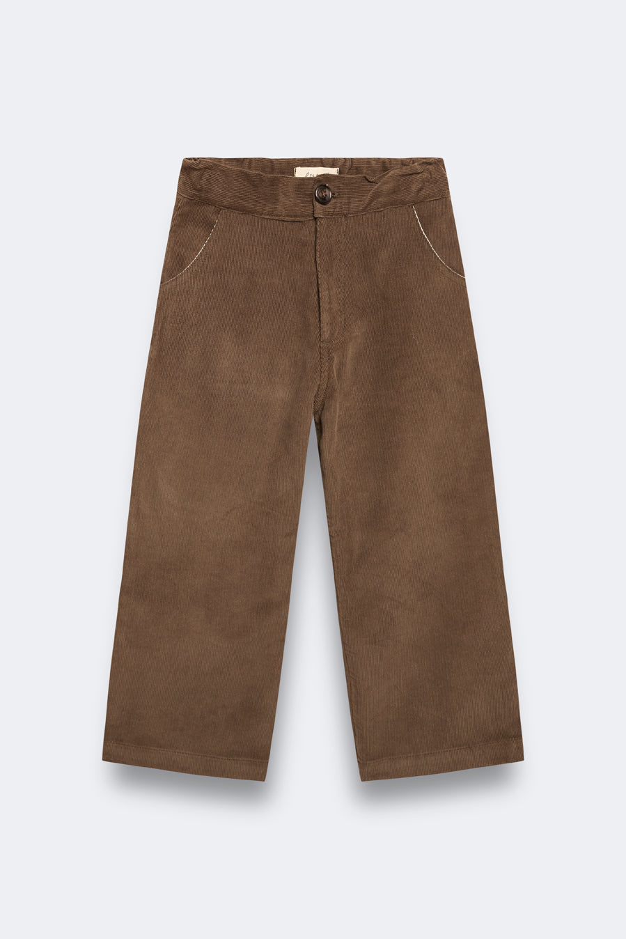 Pantalón largo pana khaki niño