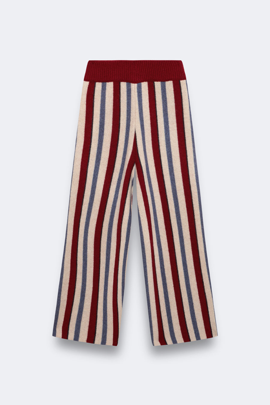 Pantalón largo punto rayas niña