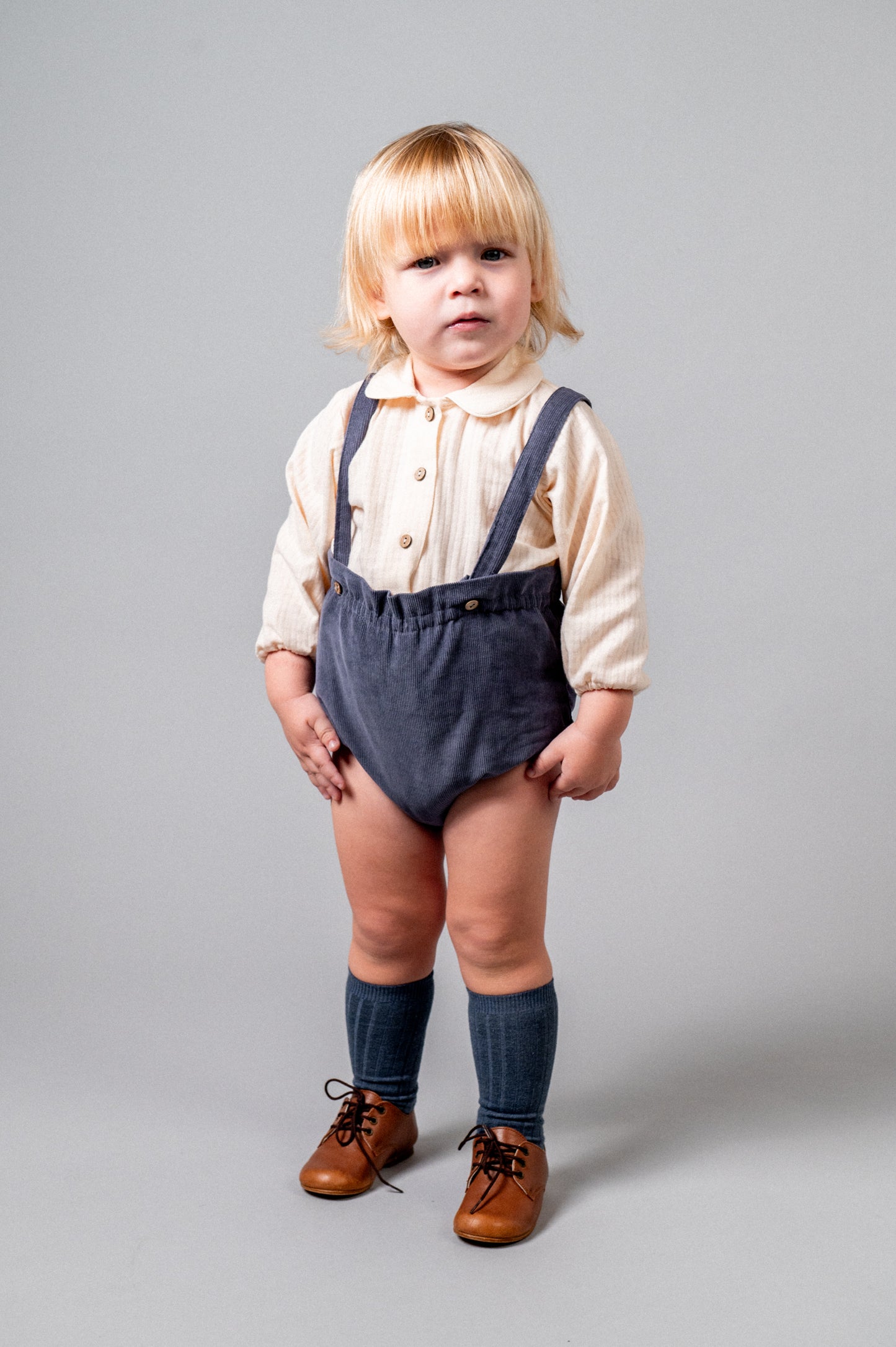 Camisa Peter Pan ivory bebé