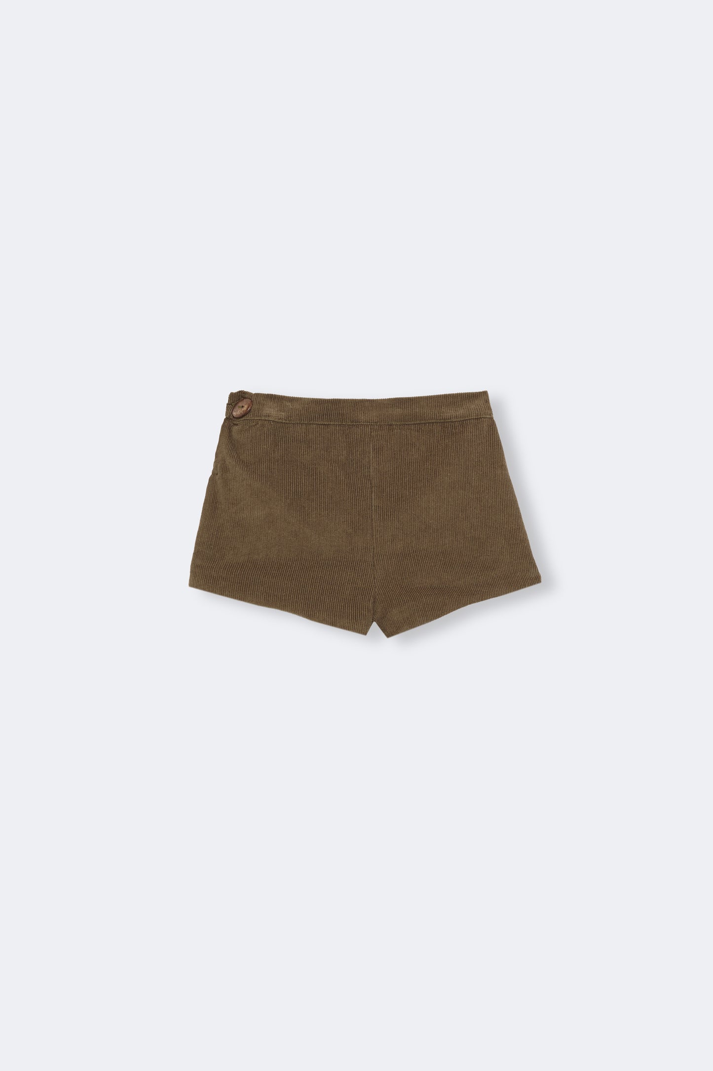 Pantalón corto pana khaki niño