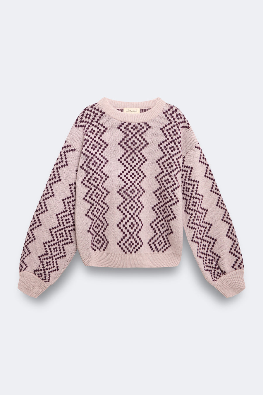 Jersey punto violet niña